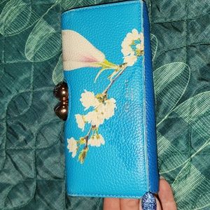 Blue Floral Ted Baker of London Wallet